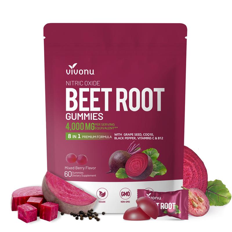 CircuFlow™ Beet Root & Nitric Oxide Gummies – 4,000mg