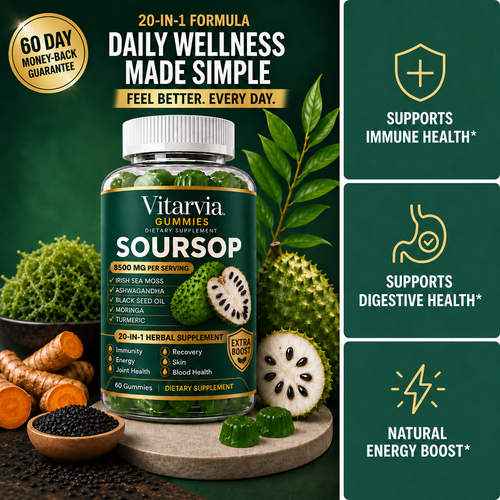 20-in-1 Soursop Herbal Gummies (8500mg)