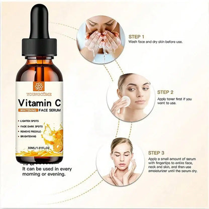 Vitamin C Facial Essence Serum with Hyaluronic Acid