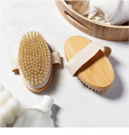 Wooden Dry Brush for Shower and Exfoliation