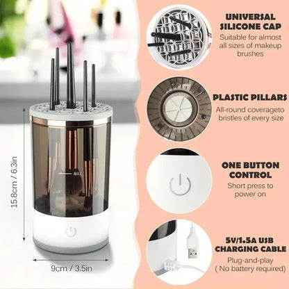 Rechargable Electric Makeup Brush Cleaner